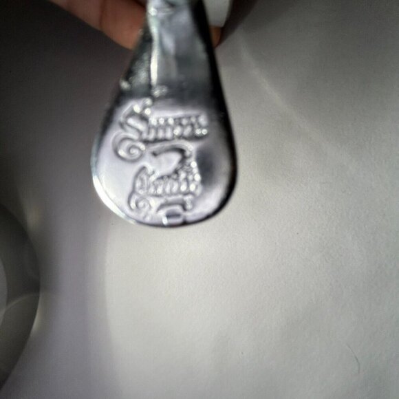 Bakelite Red Handle Shore Craft Ice Cream Scoop Cone Works!! 8-1/2" x 2" Heavy - Picture 6 of 10